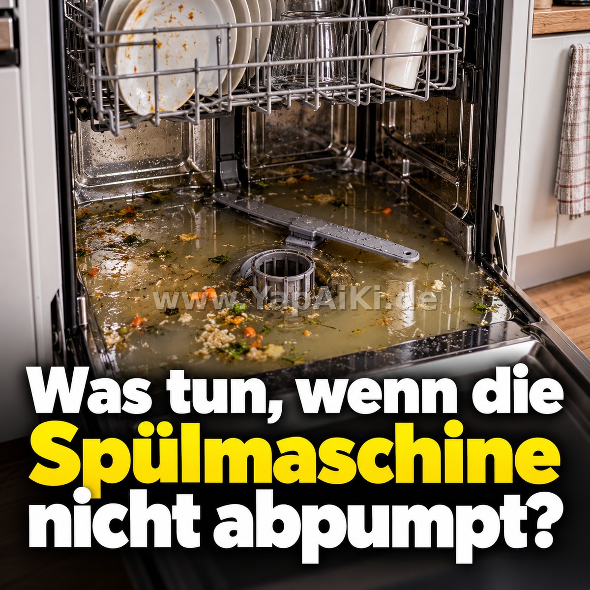Was tun, wenn die Spülmaschine nicht abpumpt? Was tun, wenn die Spülmaschine nicht abpumpt? – Artikelbild