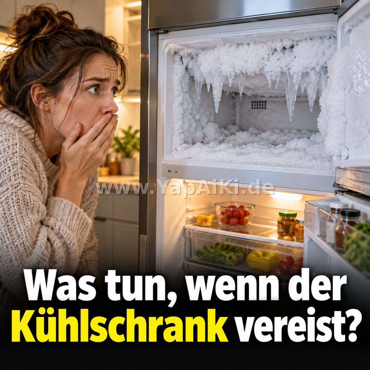 Was tun, wenn der Kühlschrank vereist? – Artikelbild