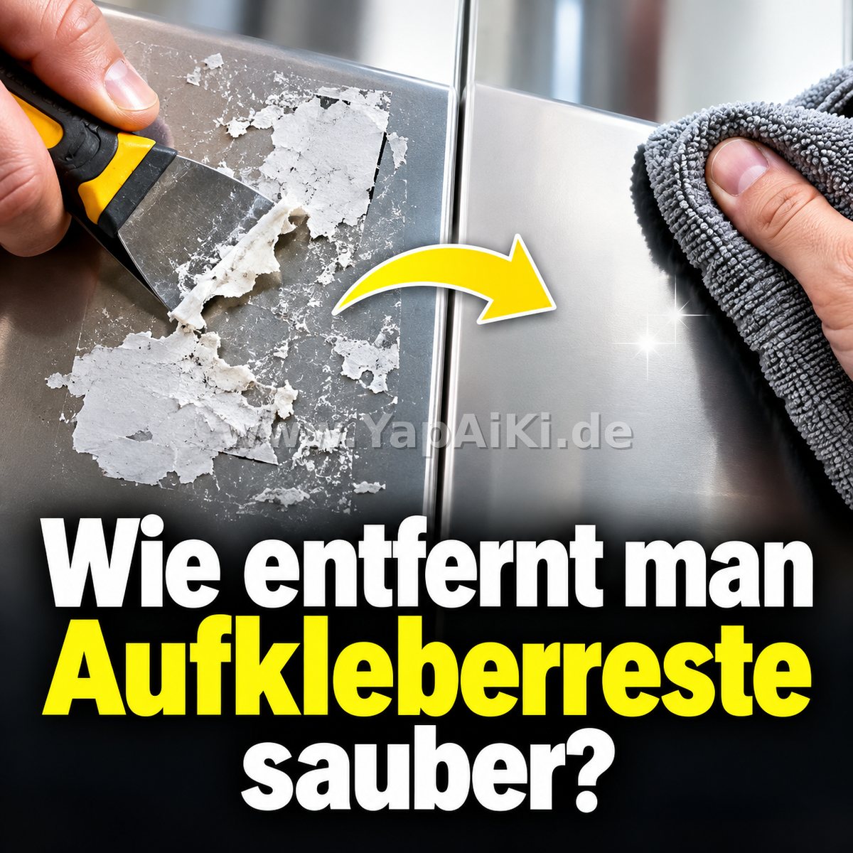 Wie entfernt man Aufkleberreste sauber? – Artikelbild