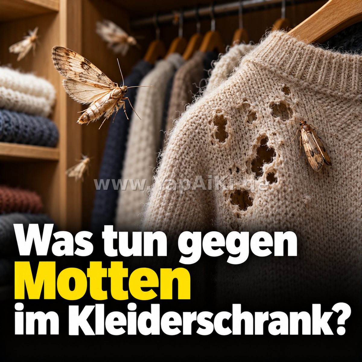 Was tun gegen Motten im Kleiderschrank? – Artikelbild