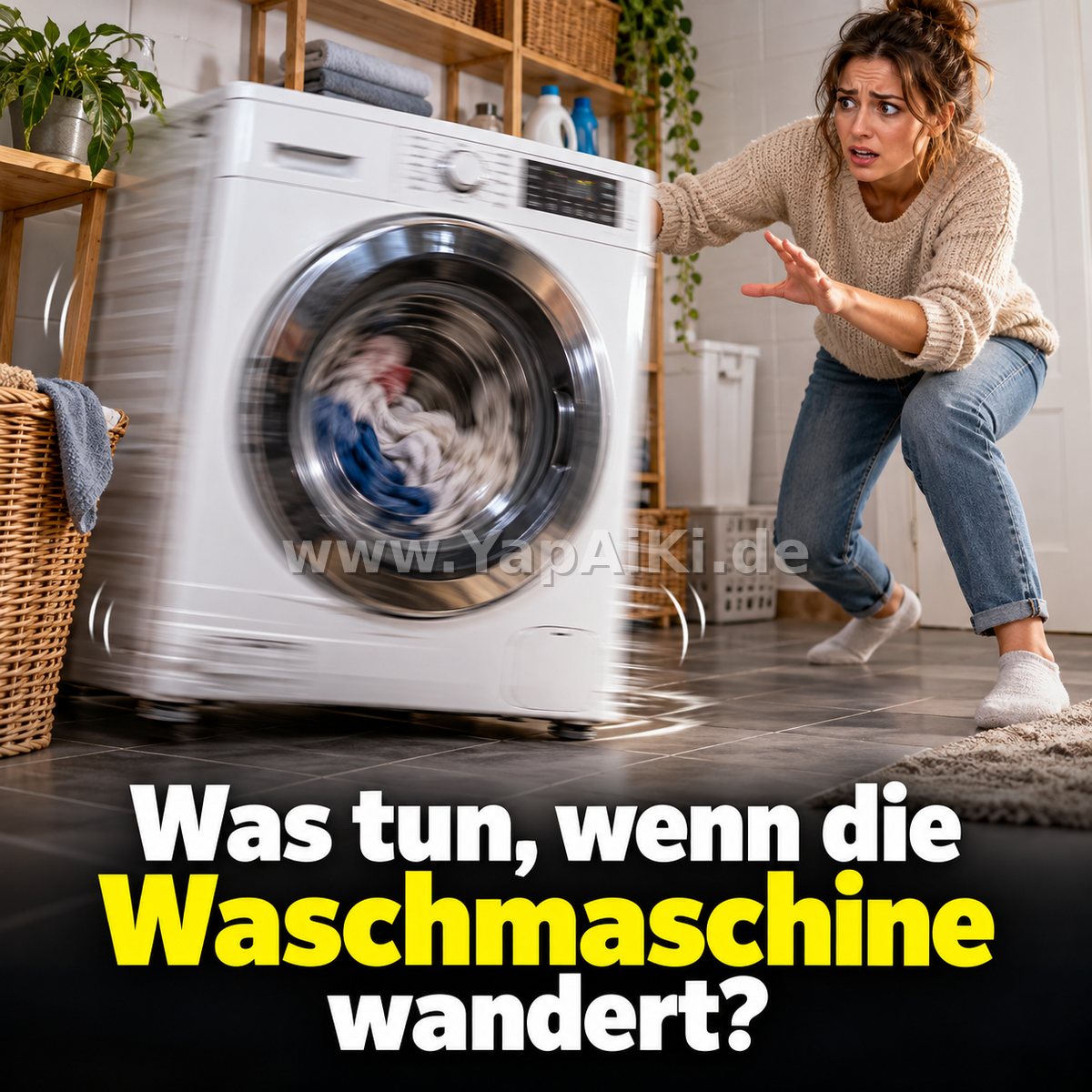 Was tun, wenn die Waschmaschine wandert? – Artikelbild
