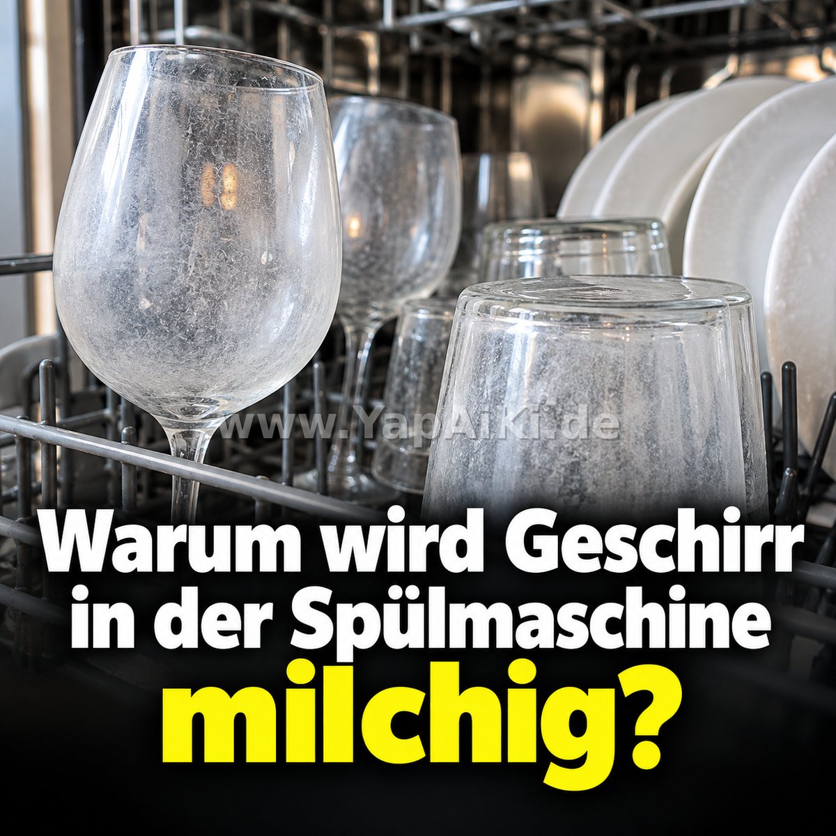 Warum wird Geschirr in der Spülmaschine milchig? – Artikelbild