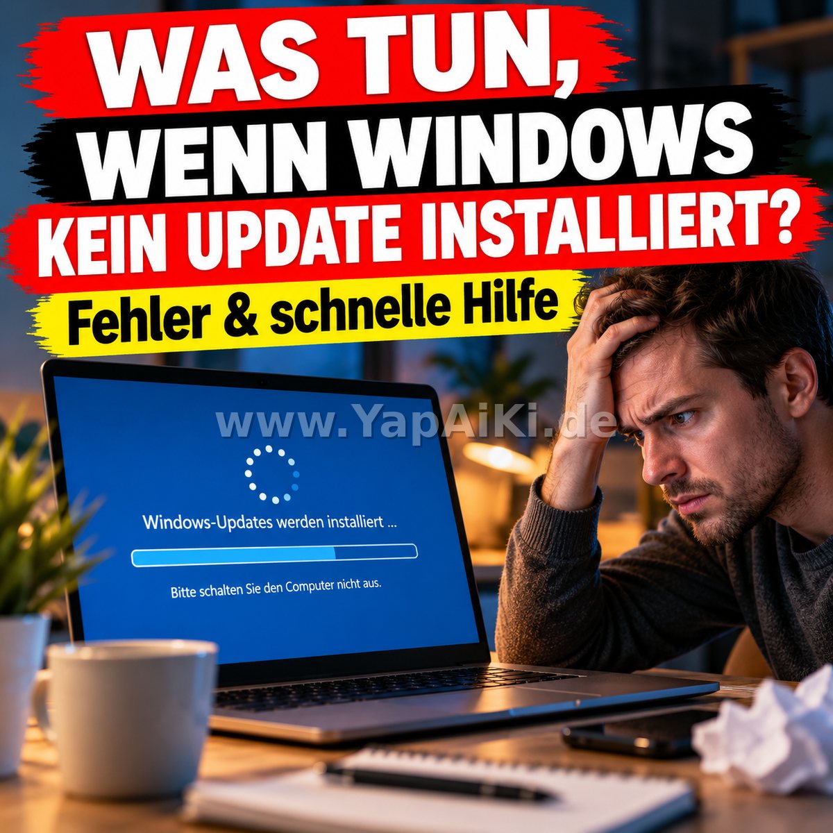 Was tun, wenn Windows kein Update installiert? – Artikelbild