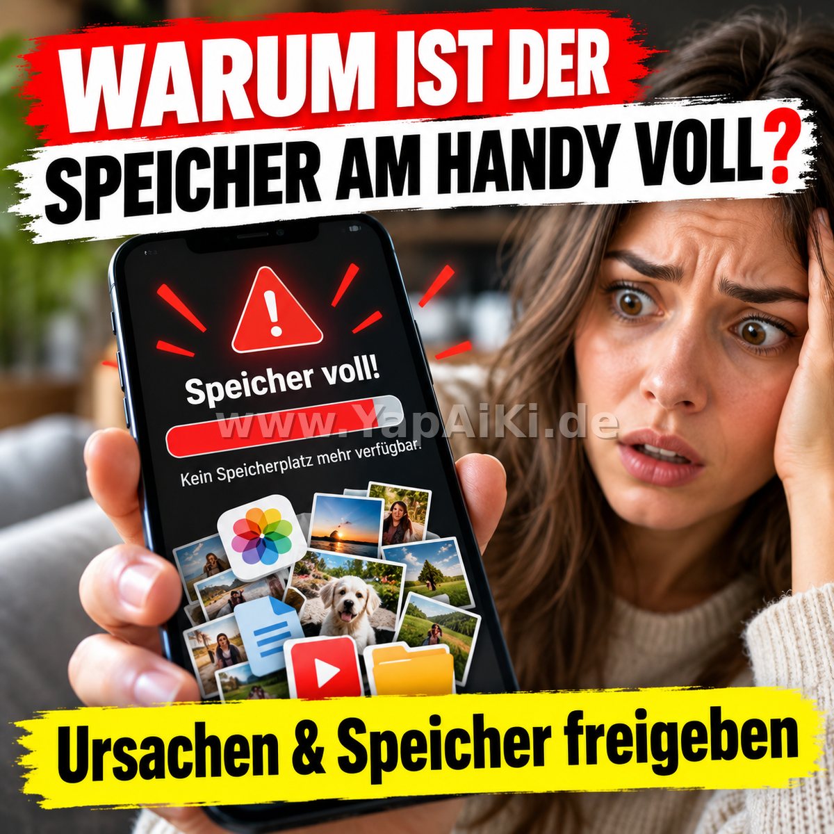 Warum ist der Speicher am Handy voll? – Artikelbild