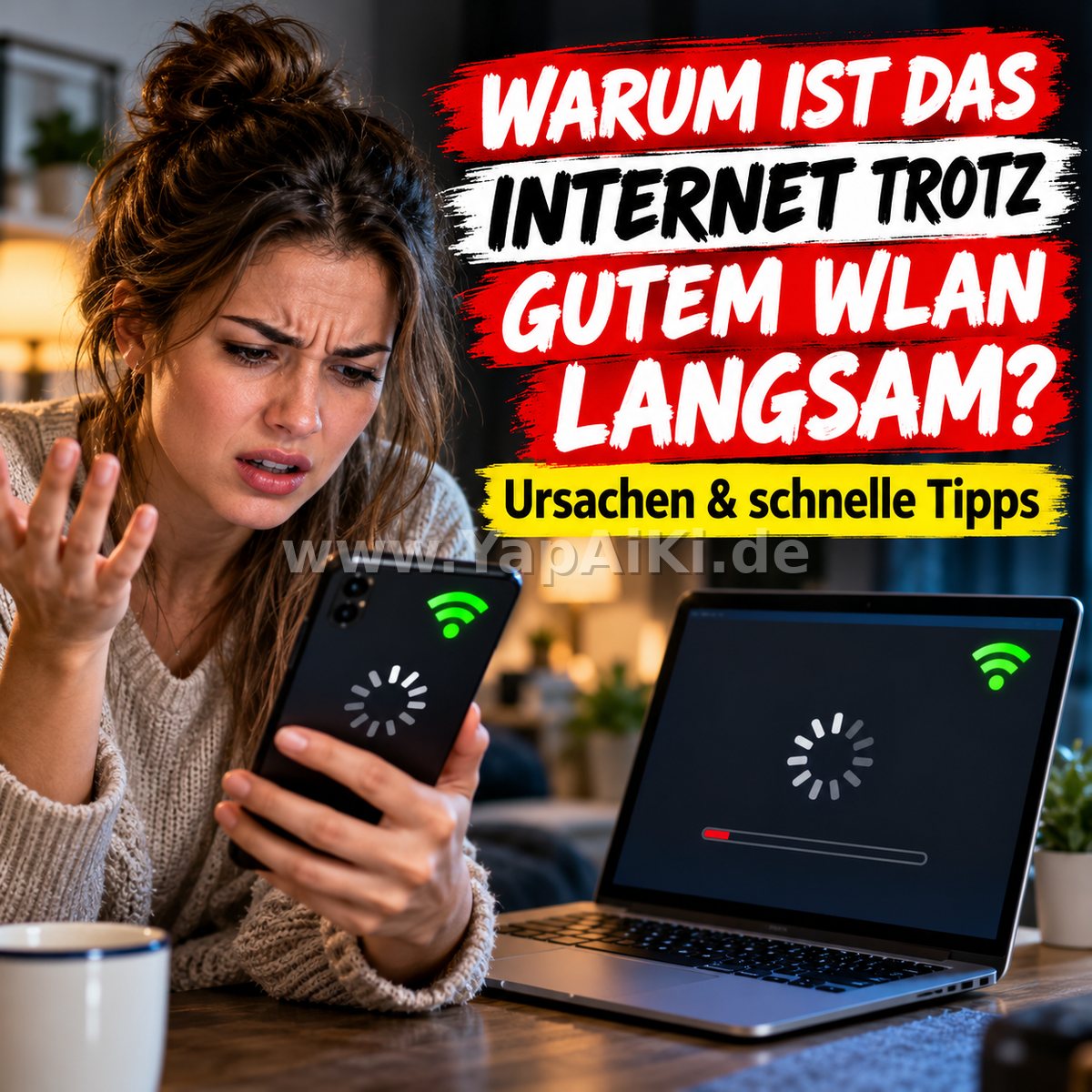 Warum ist das Internet trotz gutem WLAN langsam? – Artikelbild
