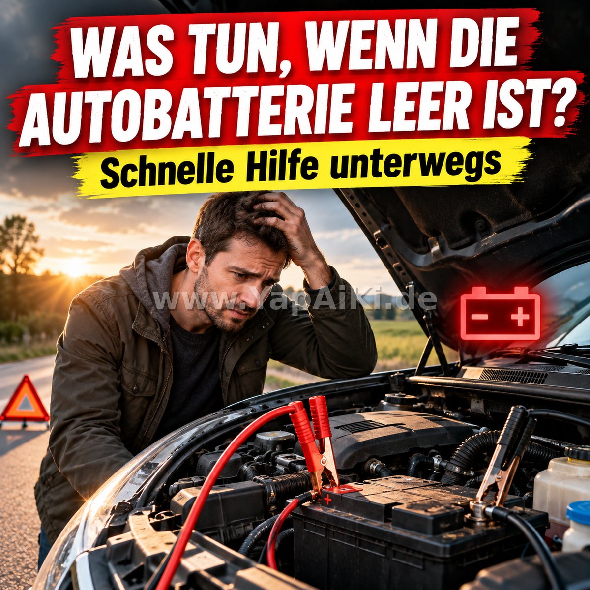 Was tun, wenn die Autobatterie leer ist? Was tun, wenn die Autobatterie leer ist? – Artikelbild