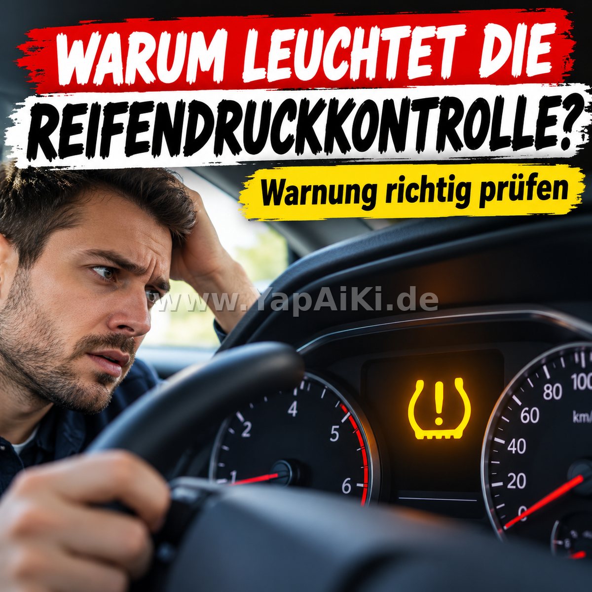 Warum leuchtet die Reifendruckkontrolle? – Artikelbild