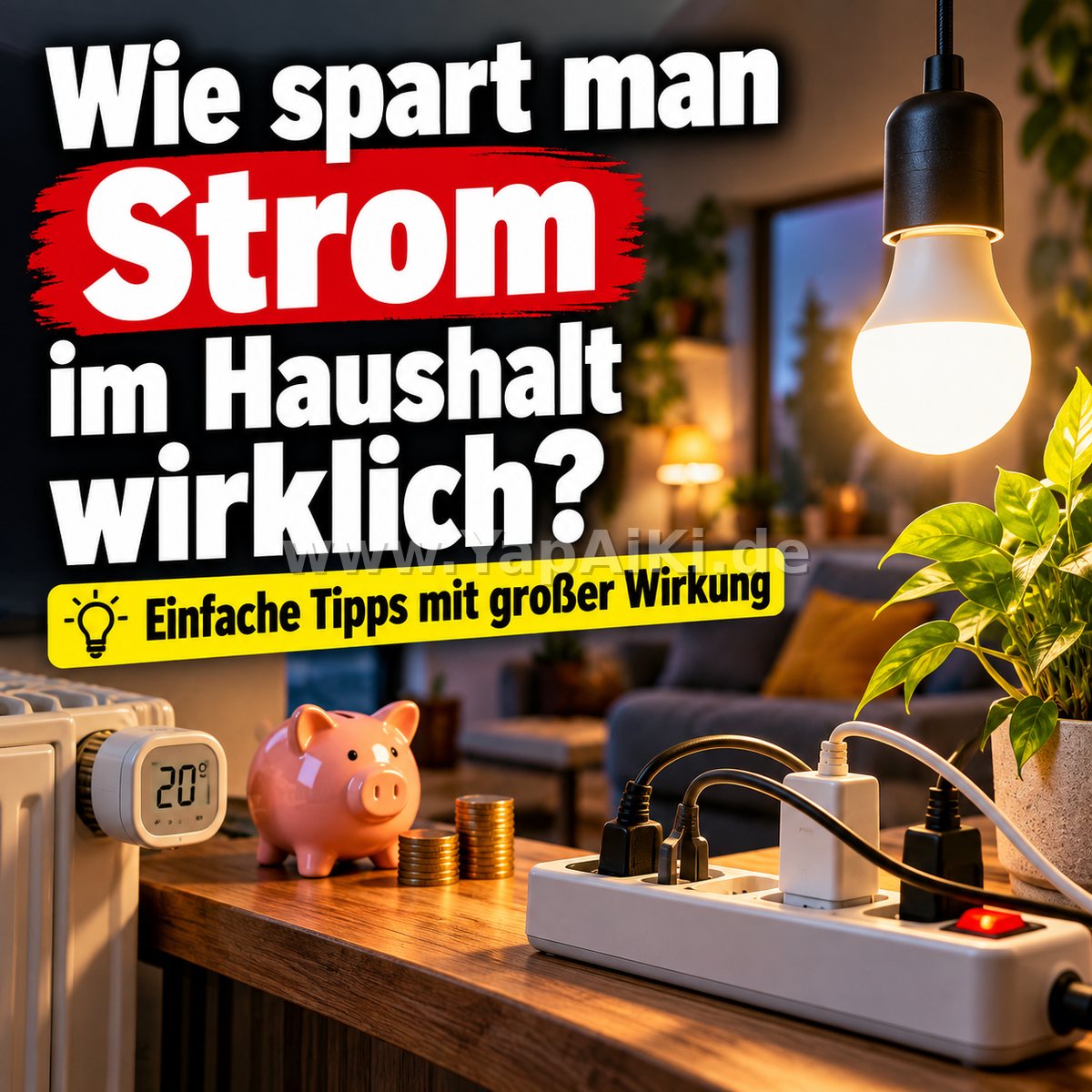Wie spart man Strom im Haushalt wirklich? – Artikelbild