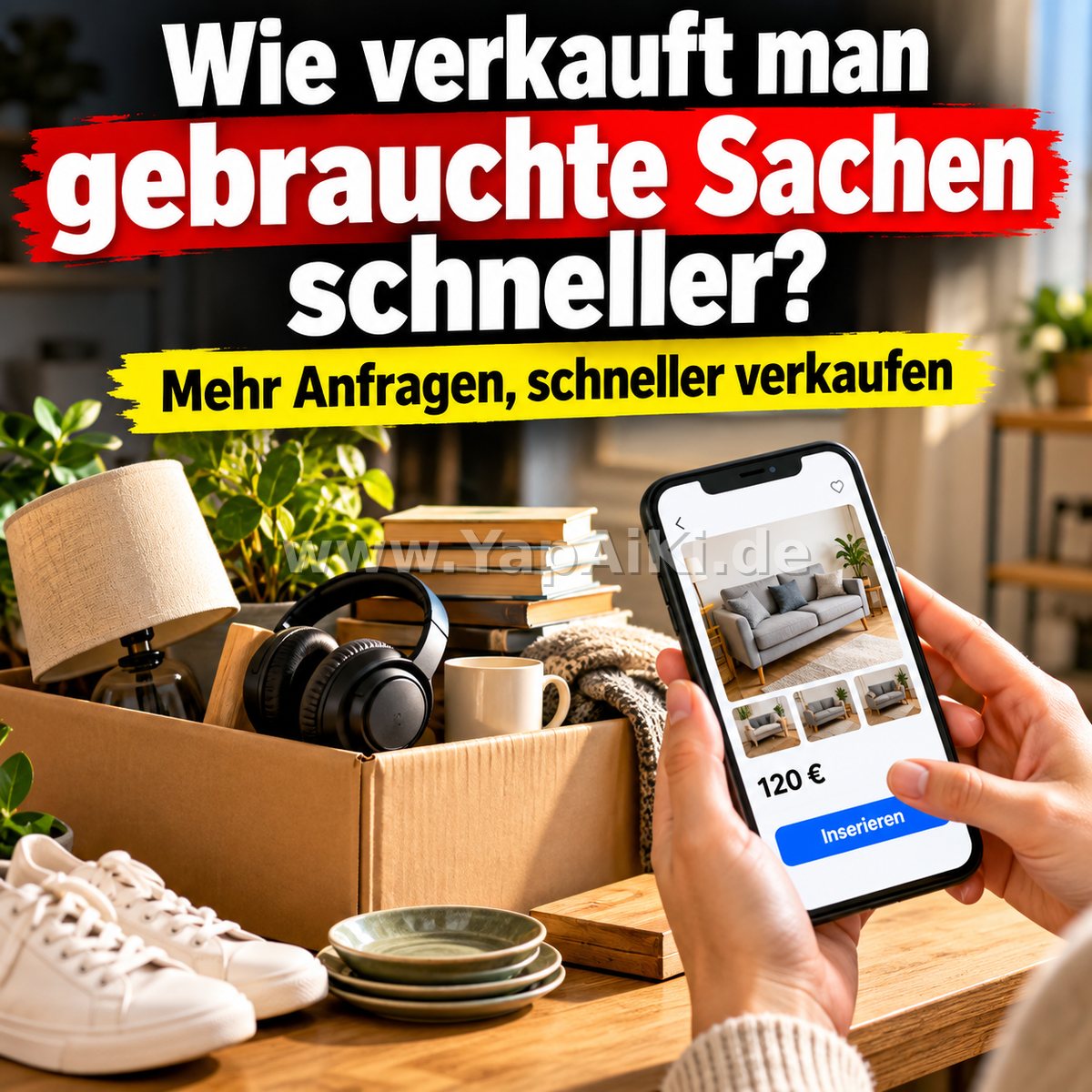 Wie verkauft man gebrauchte Sachen schneller? – Artikelbild