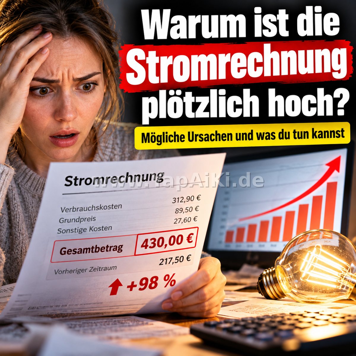 Warum ist die Stromrechnung plötzlich hoch? – Artikelbild
