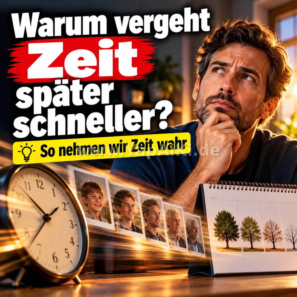 Warum vergeht Zeit gefühlt schneller, wenn man älter wird? – Artikelbild