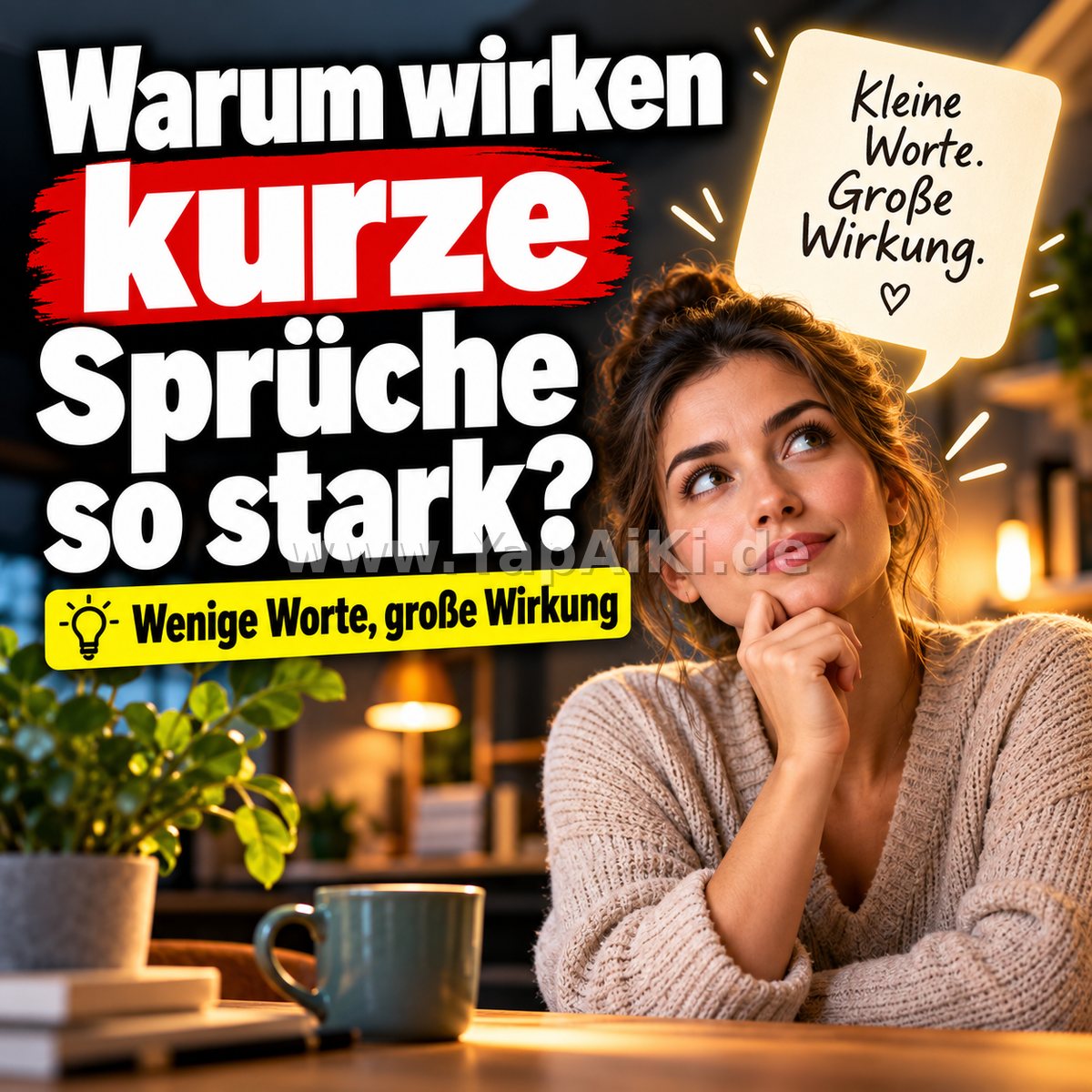 Warum wirken kurze Sprüche oft stark? – Artikelbild