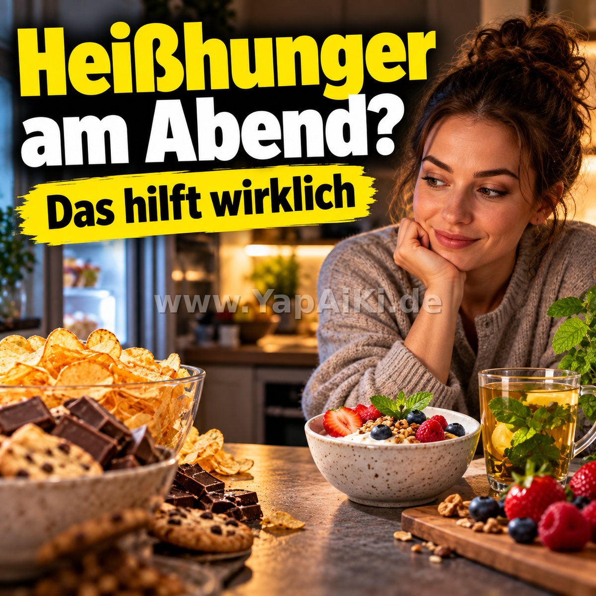 Was hilft gegen Heißhunger am Abend? – Artikelbild
