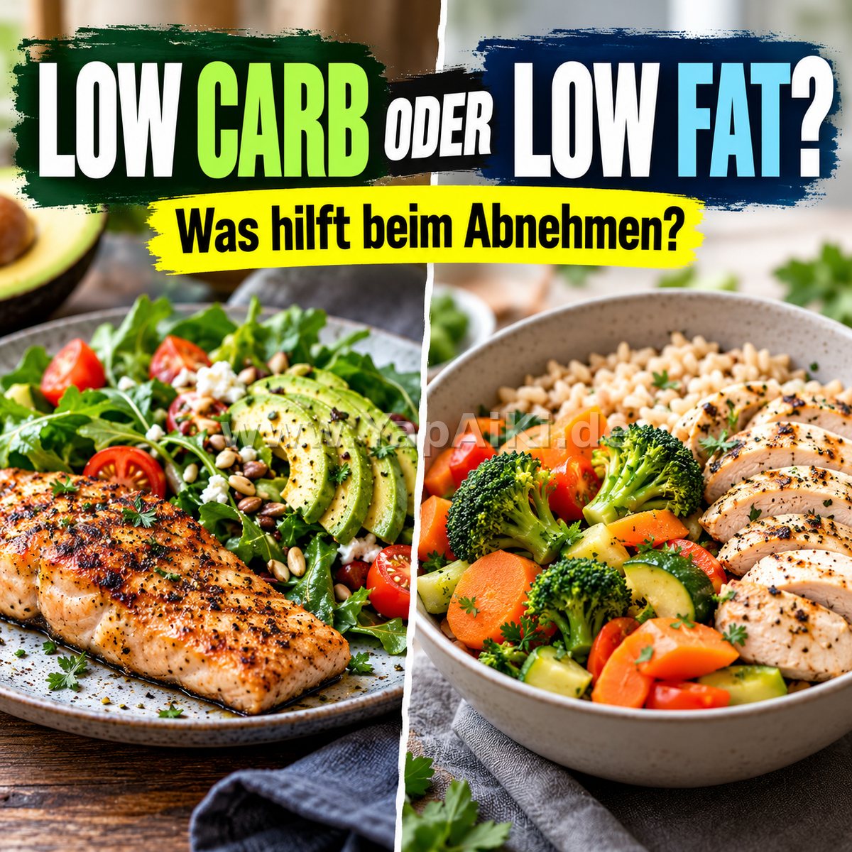 Sind Low Carb oder Low Fat besser zum Abnehmen? – Artikelbild