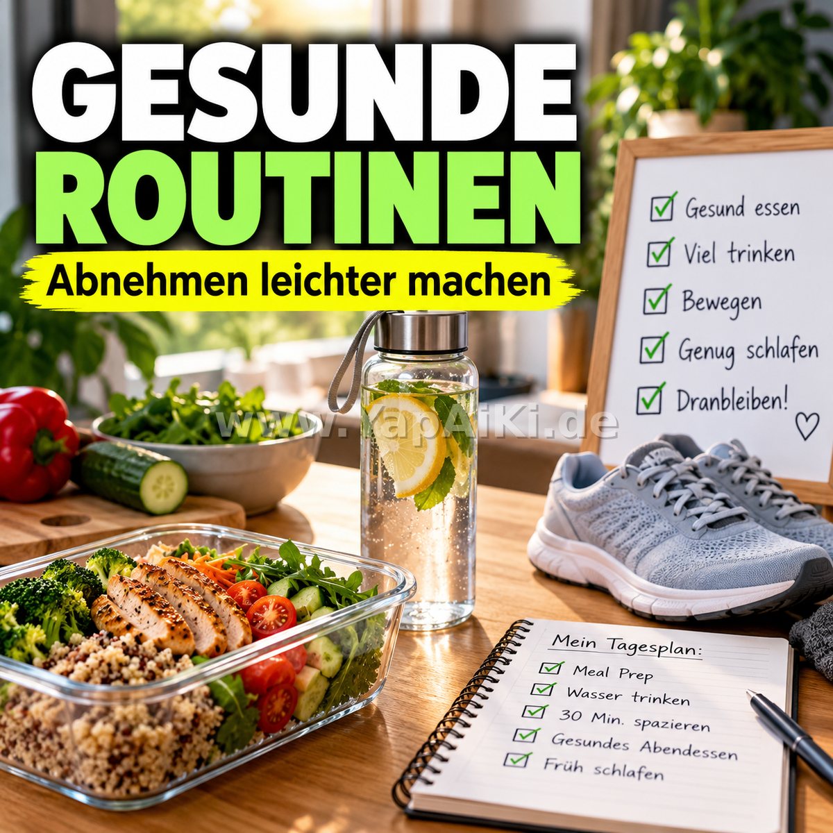 Wie baut man gesunde Routinen zum Abnehmen auf? – Artikelbild