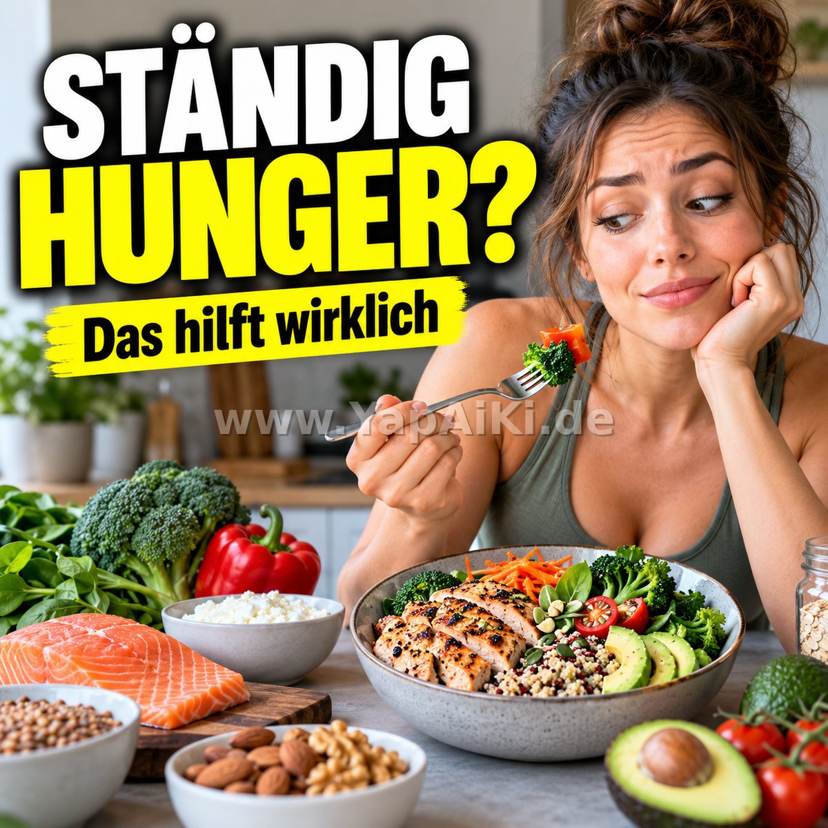 Was tun, wenn man beim Abnehmen ständig Hunger hat? – Artikelbild