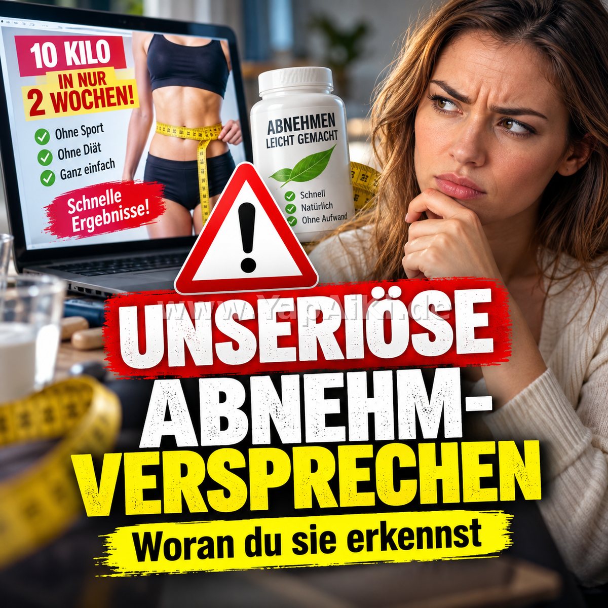 Wie erkennt man unseriöse Abnehmversprechen? – Artikelbild