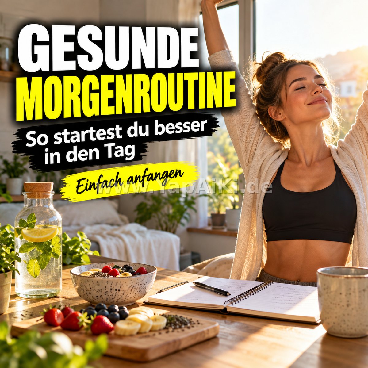 Wie baut man eine gesunde Morgenroutine auf? – Artikelbild